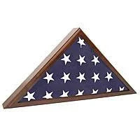 Flag Case for Veteran Funeral, 5' X 9.5' Flag Display Case for Veteran Funeral