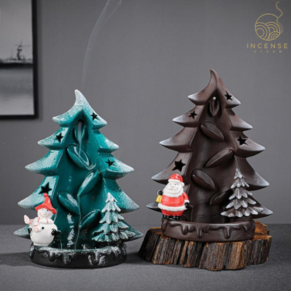 Christmas Tree Backflow Incense Burner by incenseocean