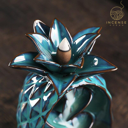 Pineapple Ceramic Incense Burner by incenseocean
