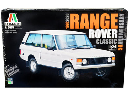 Skill 3 Model Kit Land Rover Range Rover Classic 50th Anniversary 1/24 Scale Model by Italeri  free shipping USA