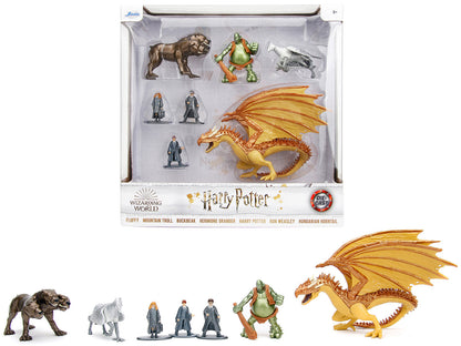 "Harry Potter Wizarding World" Set of 7 Diecast Figures by Jada  free shipping USA