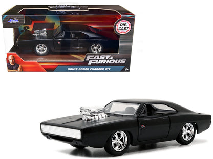 Dom's Dodge Charger R/T Matt Black "Fast & Furious" Movie 1/32 Diecast Model Car by Jada  free shipping USA