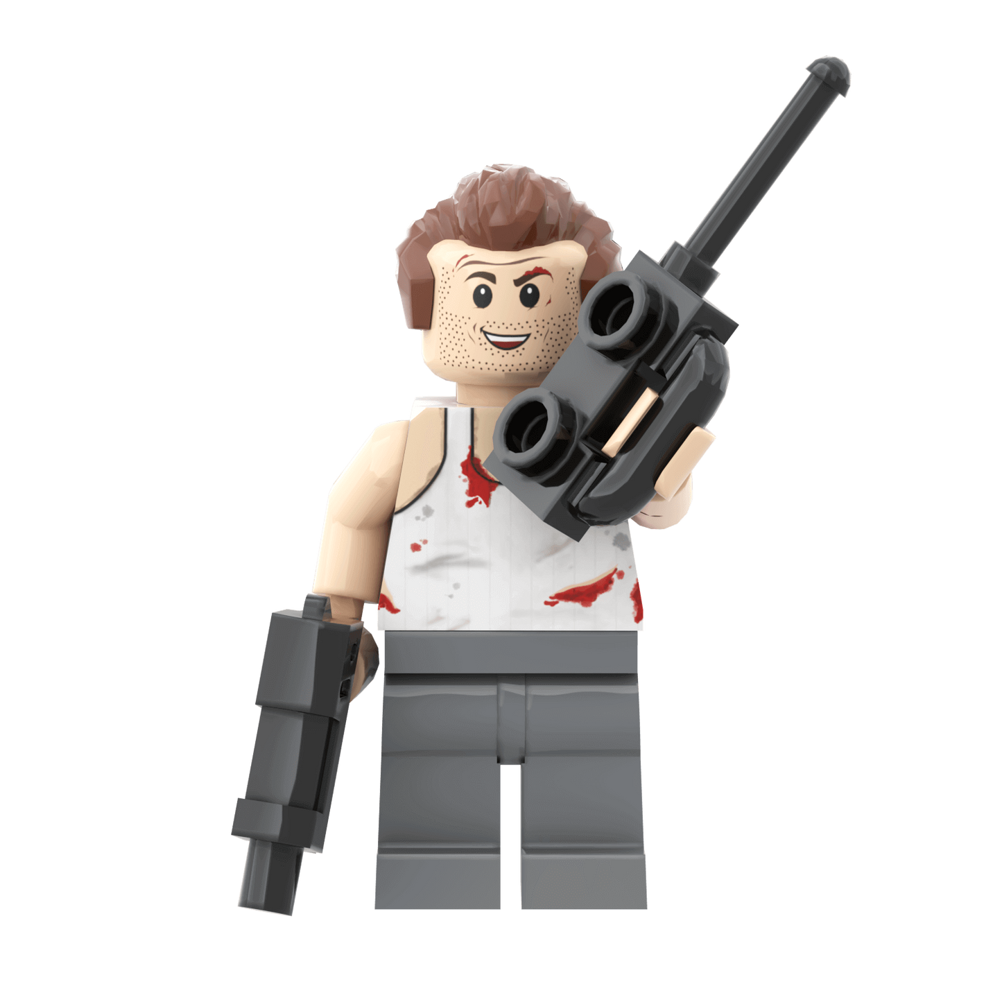 John McClane - Die Hard - Custom Printed Minifig - Made Using LEGO® Parts