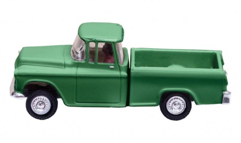 Woodland Scenics JP5610 N Scale Green Pickup Truck