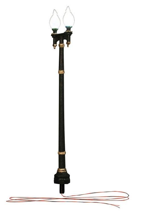 Woodland Scenics JP5632 HO Scale Double Lamp Post Street Lights