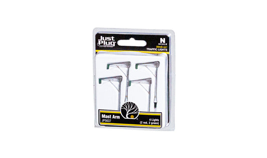 Woodland JP5637 N Scale Mast Arm Traffic Lights