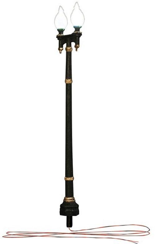 Woodland Scenics JP5648 O Scale Double Lamp Post Street Lights