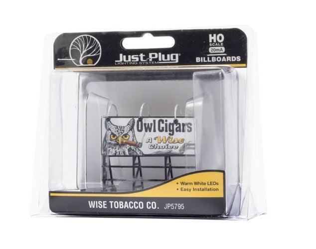 Woodland jp5795 HO Wise Tobacco Co Billboards