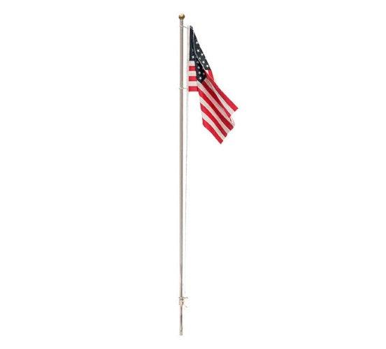 Woodland Scenics JP5952 Just Plug Large US Flag and Pole