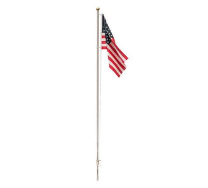 Woodland Scenics JP5952 Just Plug Large US Flag and Pole
