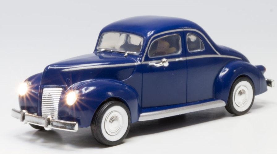 Woodland Scenics  JP5978 O Scale 20mA Blue Coupe Vehicle