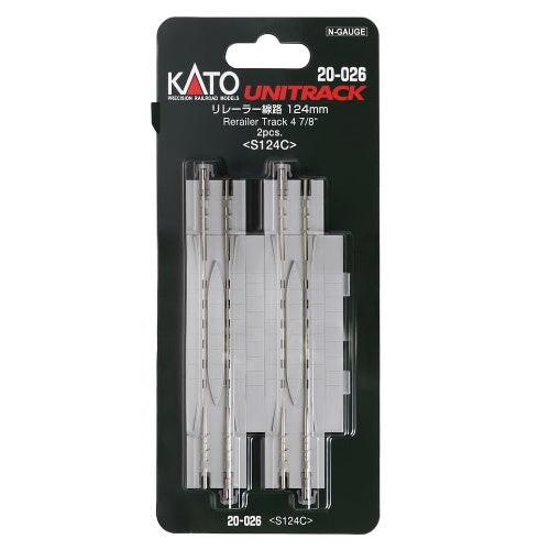 Kato 20-026 N Scale Rerailer Track 2-Pack Unitrack