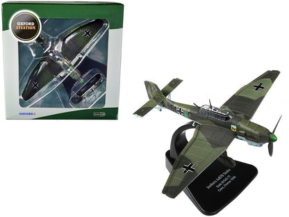 Junkers Ju 87B "Stuka Stab" Dive Bomber Plane III/StG 77 Caen France (1940) "Oxford Aviation" Series 1/72 Diecast Model Airplane by Oxford Diecast  free shipping USA