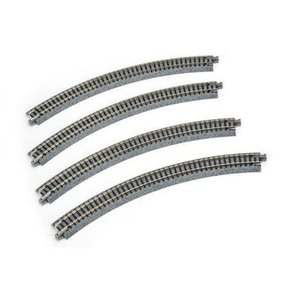 Kato N 20-110 Unitrack 11"-45-Degree Radius Curved Track (4)