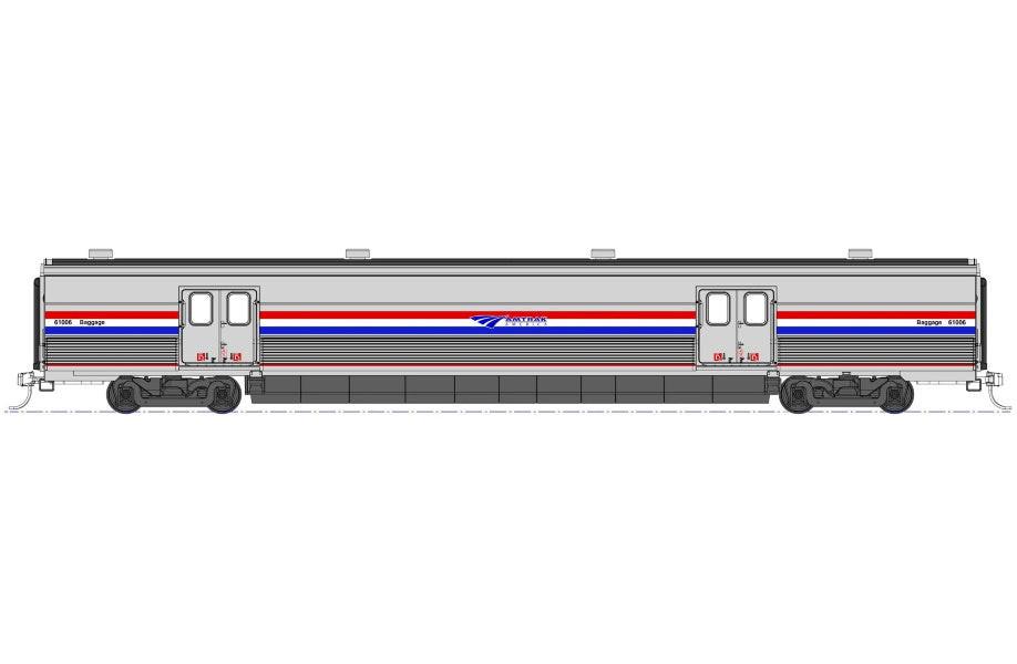 Kato 35-6212 HO Amtrak Viewliner Baggage Car 61058