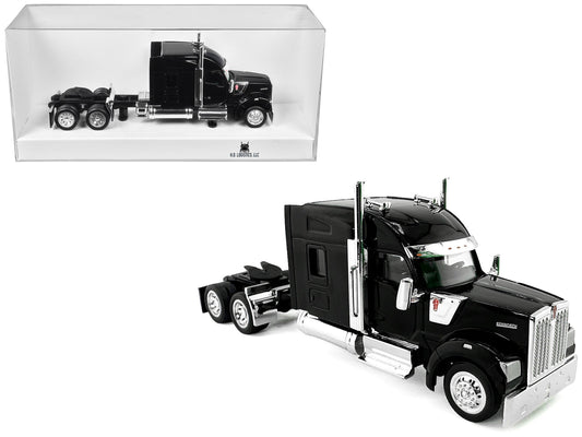 Kenworth W990 with Stand Up Sleeper Cab Black 1/87 (HO) Plastic Model Car by HO Logistics  free shipping USA