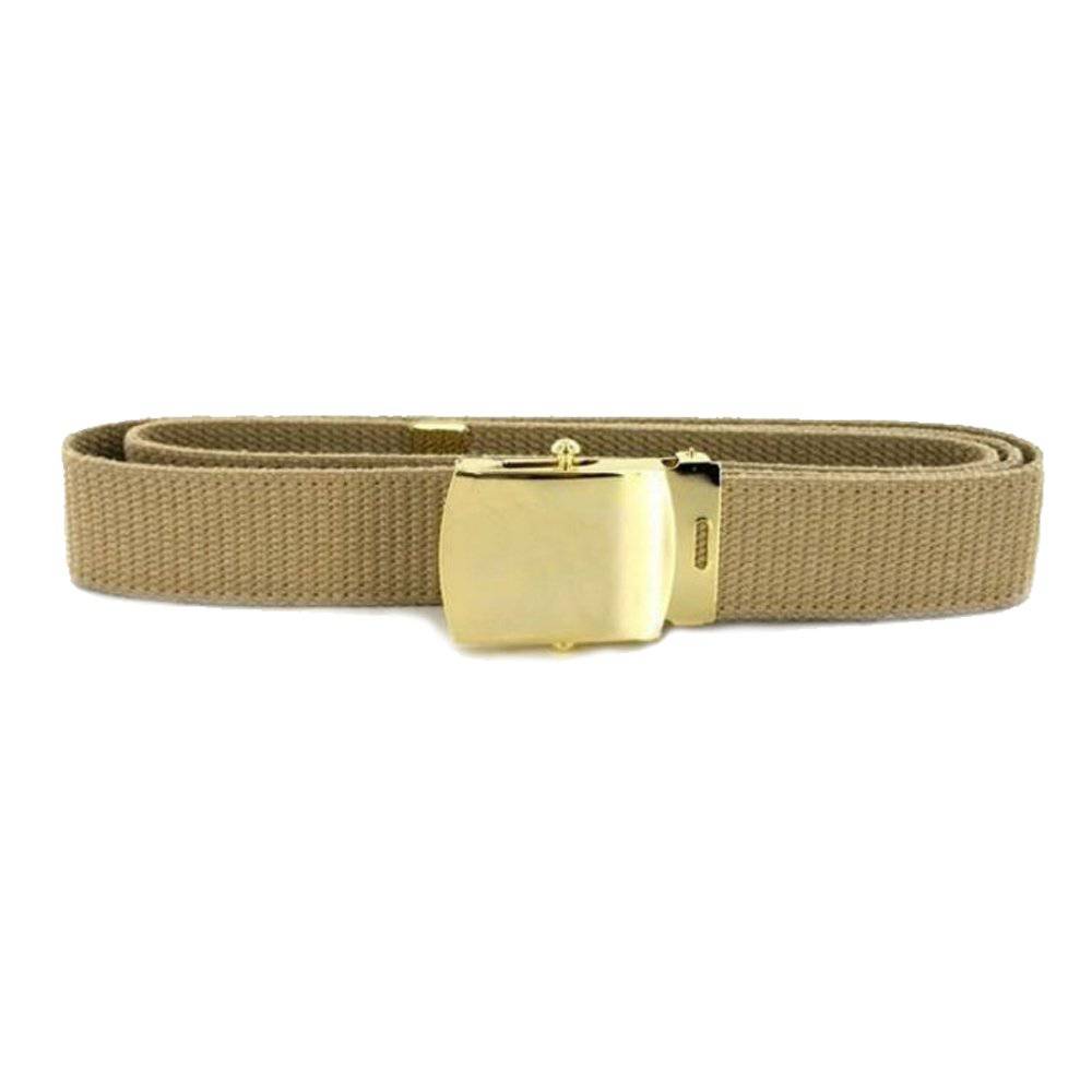 U.S. Military Khaki  52" INCH Belt with STA-BRITE® Buckle and Tip