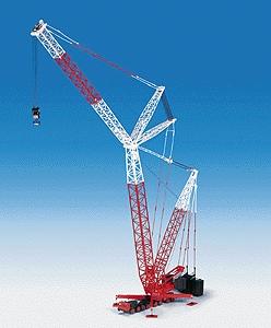 Kibri 13016 HO Scale Heavy Mobile Crane - Liebherr -- LG 1800 "Spacelifter" Kit