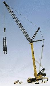 Kibri 13033 HO Scale Cranes - Liebherr LTM 1800 Heavy-Duty Telescoping Boom Kit