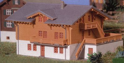 Kibri 36809 Z Scale Gsteig Chalet -- 3-3/8 x 2-3/4 x 2:  8.5 x 7 x 5cm