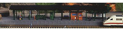 Kibri 37759 N Scale Osterburken Platform - Kit -- 26 x 1-1/2 x 1-9/16"  66 x 3.8 x 4cm