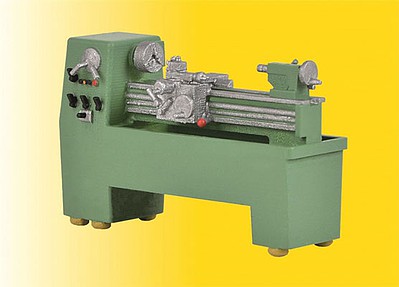 Kibri 38672 HO Scale Lathe - Assembled & Decorated -- Green