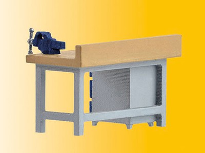 Kibri 38675 HO Scale Workbench - Assembled