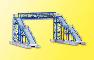 Kibri 39301 HO Scale 2-Track Steel Footbridge -- 9-3/16 x 8 x 4-13/16"  23 x 20 x 12cm
