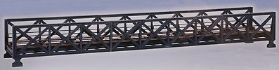 Kibri 39702 HO Scale Framework Steel Bridge w/o Bridgeheads -- Single-Track - 15-1/8 x 2-9/16 x 2-3/16"  38.5 x 6.5 x 5.5cm