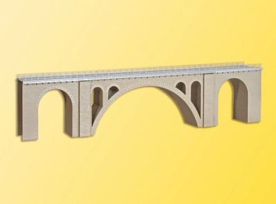 Kibri 39720 HO Scale Viaduct Stone Arch Bridge -- Single Track 23-3/8 x 2-13/16 x 4-13/16"  58.4 x 7 x 12cm