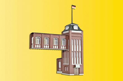 Kibri 39847 HO Scale Administrative Tower with Transitions -- 8-7/8 x 5-15/16 x 11-13/16"  22 x 15 x 30cm