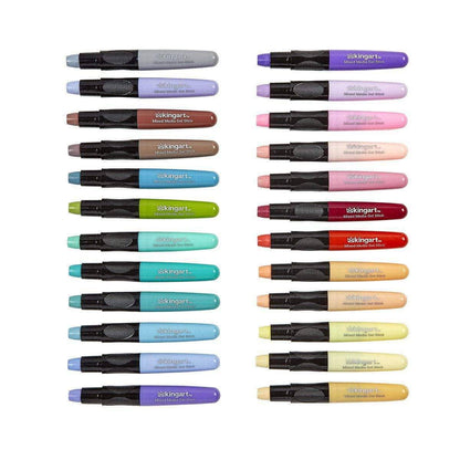 Mixed Media Gel Stick Crayons - 24 Pastel Colors