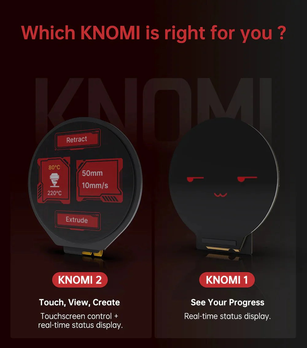 Knomi Toolhead Display for Klipper Printers