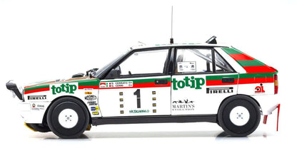 Kyosho 1/18 Lancia Delta HF 4WD Targa Florio "Team Lancia Totip" 1987 #1 DieCast Model