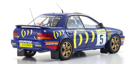 Kyosho 1/18 Scale Subaru Impreza 1995 Monte Carlo #5 Model Diecast Car