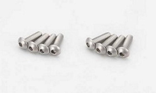 Kyosho 1-S13010HT Button Screw (Hex/Titanium/M3x10/8pieces)