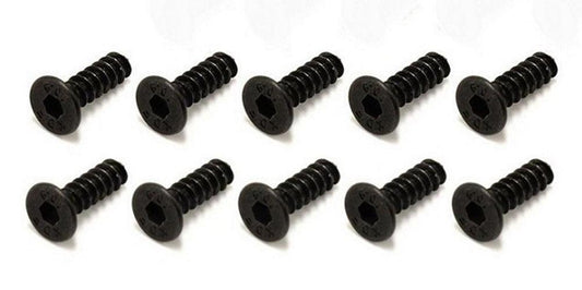 Kyosho 1-S33015TPH TP Flat Head Screw (Hex/M3x15/10pieces)