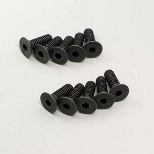 Kyosho 1-S34012H Flat Head Screw (Hex/M4x12/10pieces)
