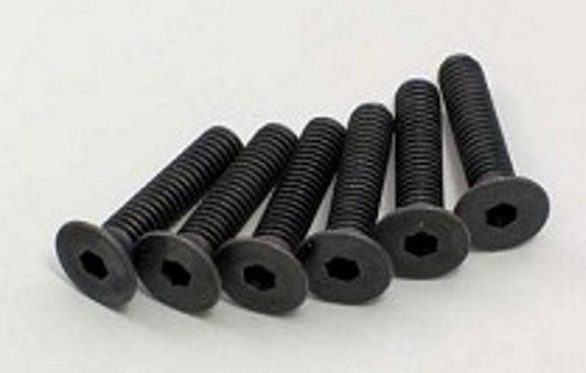 Kyosho 1-S34018H Flat Head Screw (Hex/M4x18/6pieces)