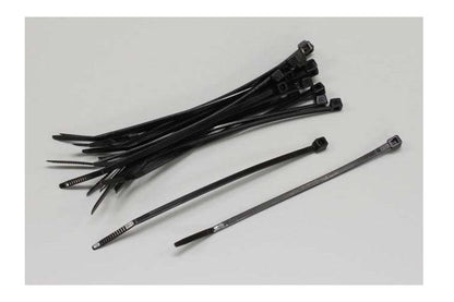 Kyosho 1700BK Black Short Zip Ties (18) Ultima / DBX / V-One RRR