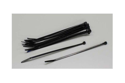 Kyosho 1701BK Black Zip Ties (18) Ultima RB6 / V-One RRR / DBX / MRF