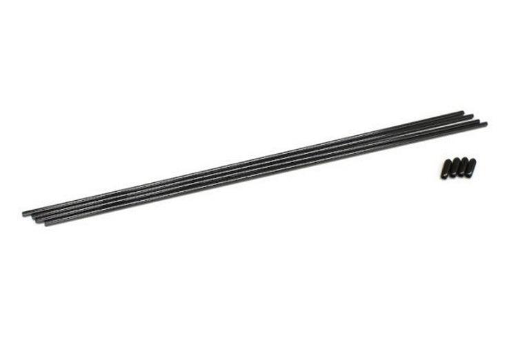 Kyosho 1708B Color Antenna (Black/4pcs)