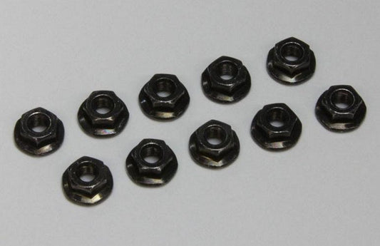 Kyosho 1-N3037F 3x3.7mm Flanged Nut (10)