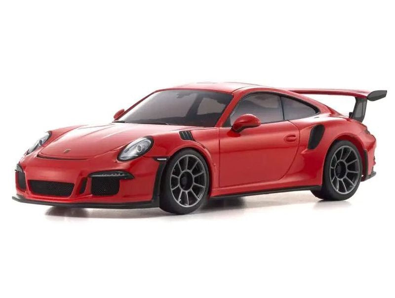 Kyosho 32358OR Mini-Z RWD Porsche 911 GTR RS MR-04 Readyset, Lava Orange