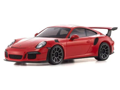 Kyosho 32358OR Mini-Z RWD Porsche 911 GTR RS MR-04 Readyset, Lava Orange