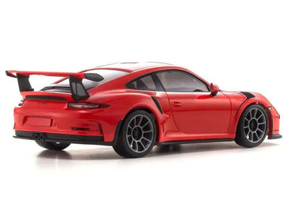 Kyosho 32358OR Mini-Z RWD Porsche 911 GTR RS MR-04 Readyset, Lava Orange