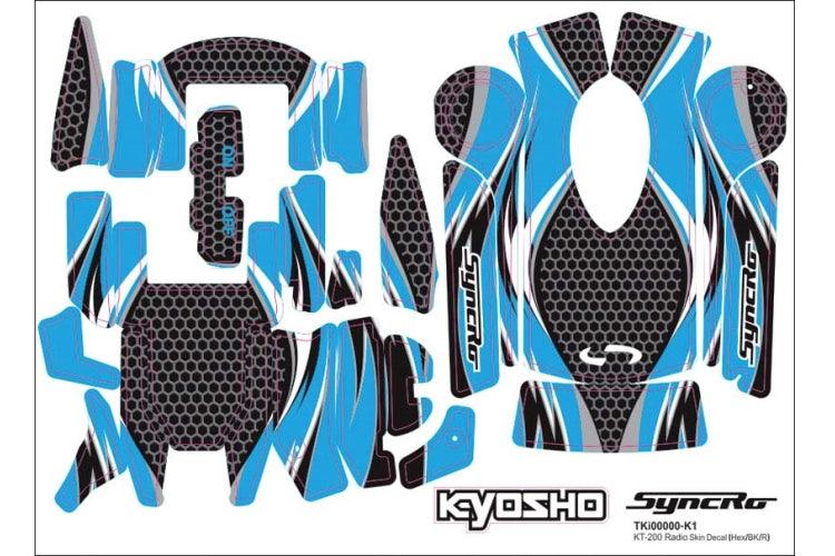 Kyosho 36271BL Radio Skins Decal Blue KT-200