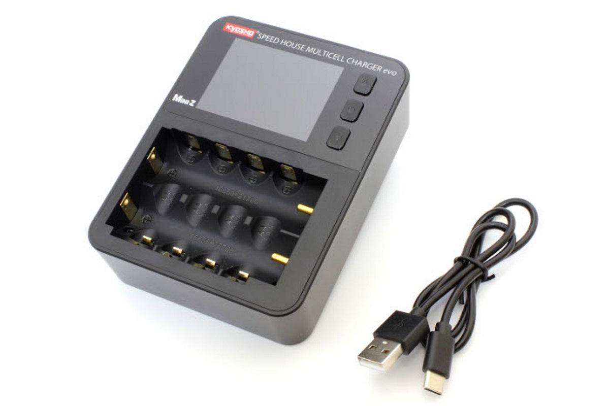 Kyosho 72012 SPEED HOUSE MULTICELL Mini-Z Battery CHARGER EVO