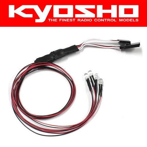 Kyosho 97054-4B LED Light Unit (5mm/4 Bulbs/L=40)