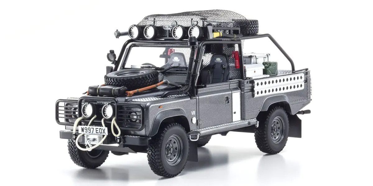 Kyosho 1/18 Land Rover Defender Movie Edition Resin Model Resin Diecast Car